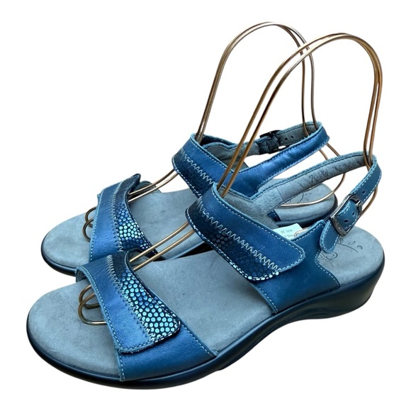 SAS Women Shoes Nudu Sandal Midnight Black Size 7 Casual Comfort Adjustable - Picture 1 of 7
